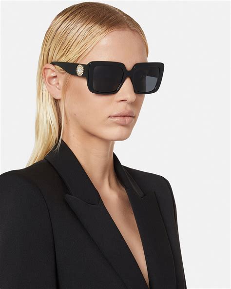 versace crystal charm sunglasses|Versace Crystal Sunglasses .